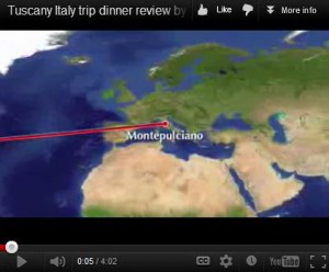 Tuscany Italy trip dinner review