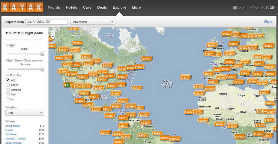 Cheapest Places to Fly