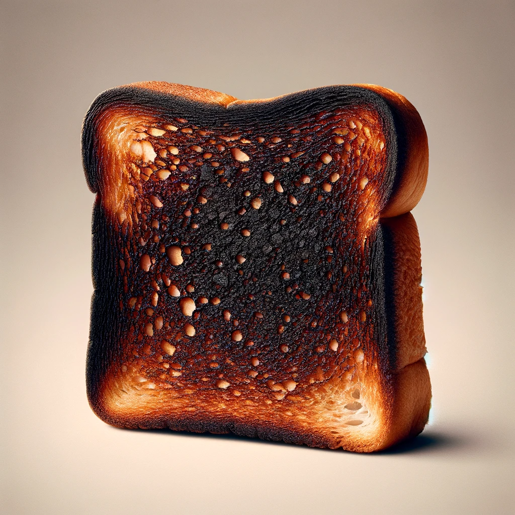 Burnt Toast Instructions: Go BIG Or Go Home!