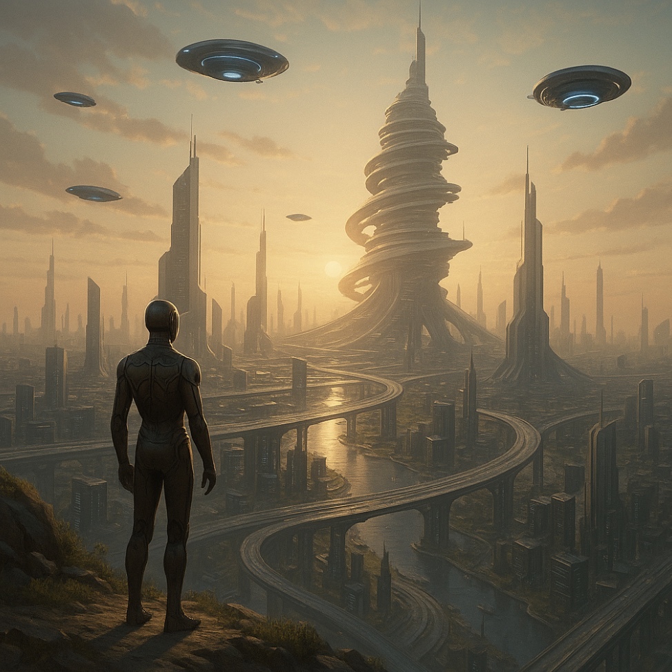 🌌 The Year 3000: The Beyond-Human Era