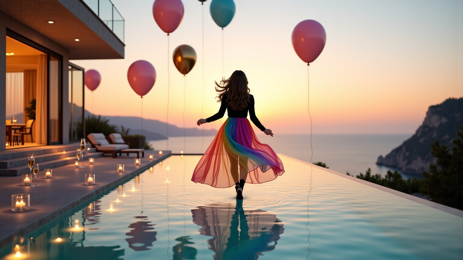 jeni hott balloons pool shot