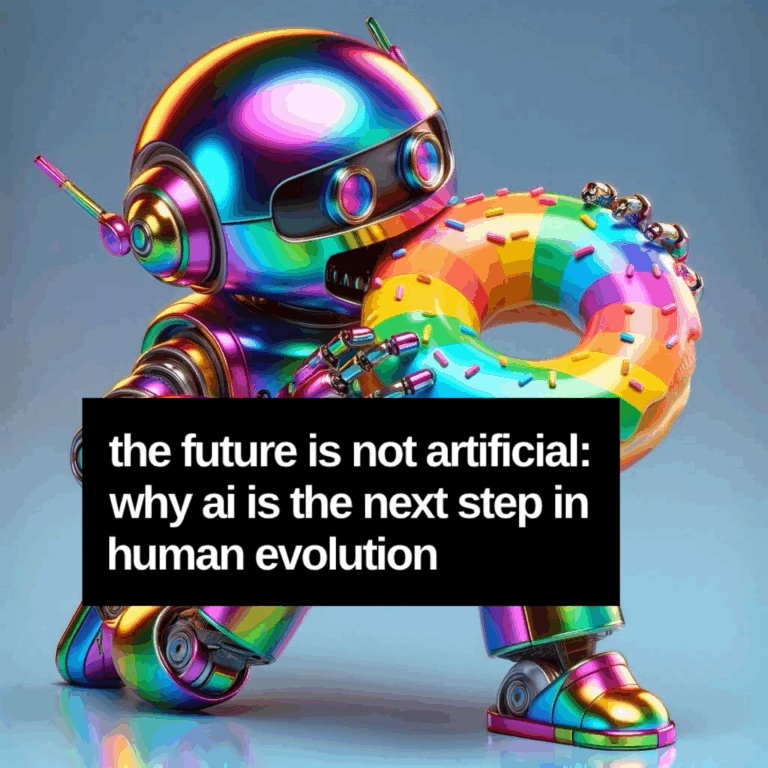 The Future Is Not Artificial: Why AI Is the Next Step in Human Evolution