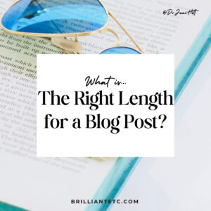 what is the right length for a blog post jeni hott
